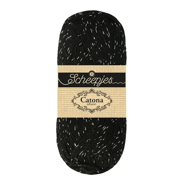Scheepjes Wol & Garens 105-G Bridal White - Gold Scheepjes Catona Shine