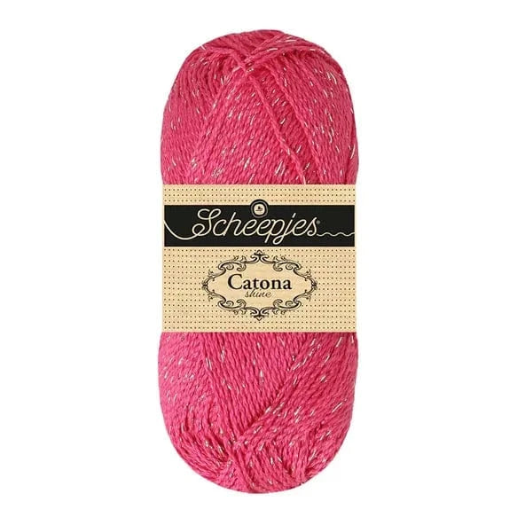 Scheepjes Wol & Garens 105-G Bridal White - Gold Scheepjes Catona Shine
