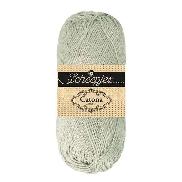 Scheepjes Wol & Garens 105-G Bridal White - Gold Scheepjes Catona Shine