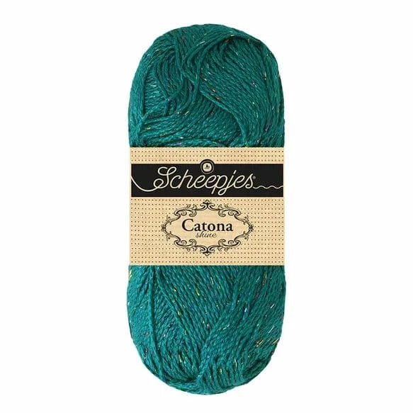 Scheepjes Wol & Garens 105-G Bridal White - Gold Scheepjes Catona Shine