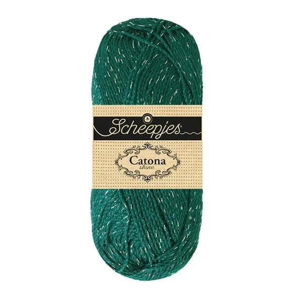 Scheepjes Wol & Garens 105-G Bridal White - Gold Scheepjes Catona Shine