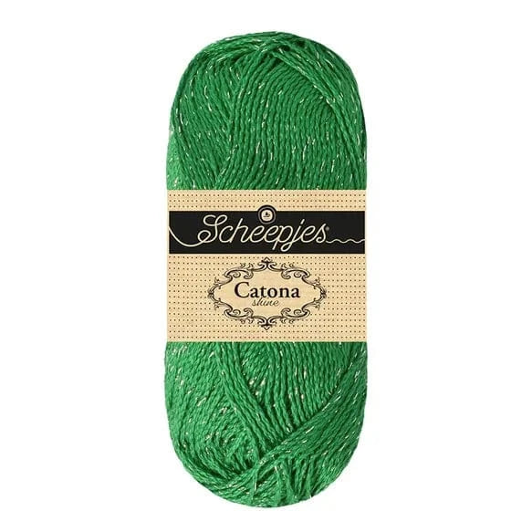 Scheepjes Wol & Garens 105-G Bridal White - Gold Scheepjes Catona Shine