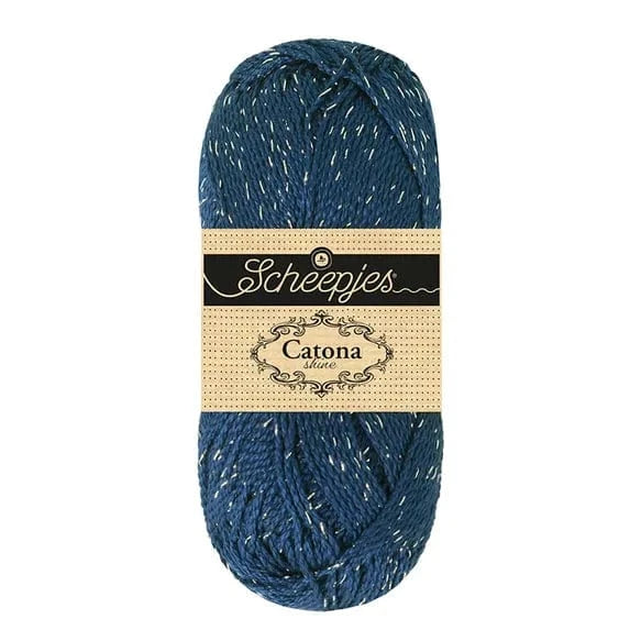 Scheepjes Wol & Garens 105-G Bridal White - Gold Scheepjes Catona Shine