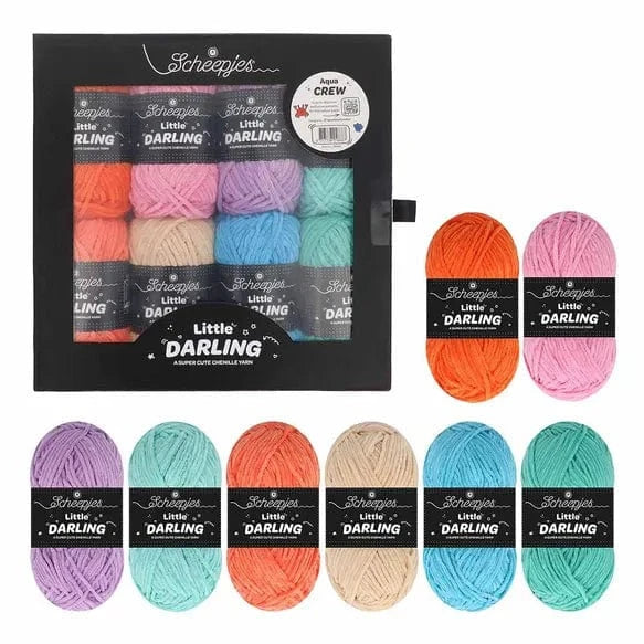 Scheepjes Wol & Garens Aqua Crew Scheepjes Little Darling Colour Pack