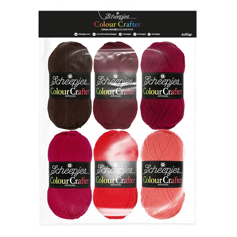 Scheepjes Wol & Garens Clogs Scheepjes Colour Crafter colour pack 6x50g