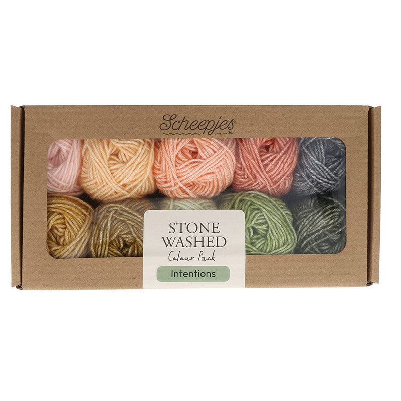 Scheepjes Wol & Garens Aura Scheepjes Stone Washed Colour Pack
