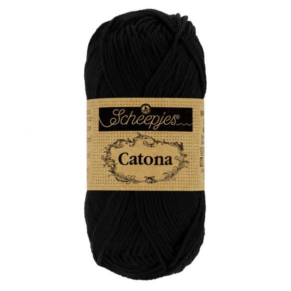 Scheepjes Wol & Garens Scheepjes Catona 110 Jet Black (10 gram)