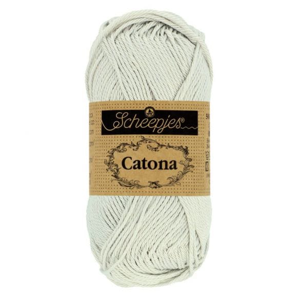 Scheepjes Wol & Garens Scheepjes Catona 172 Light Silver (25 gram)