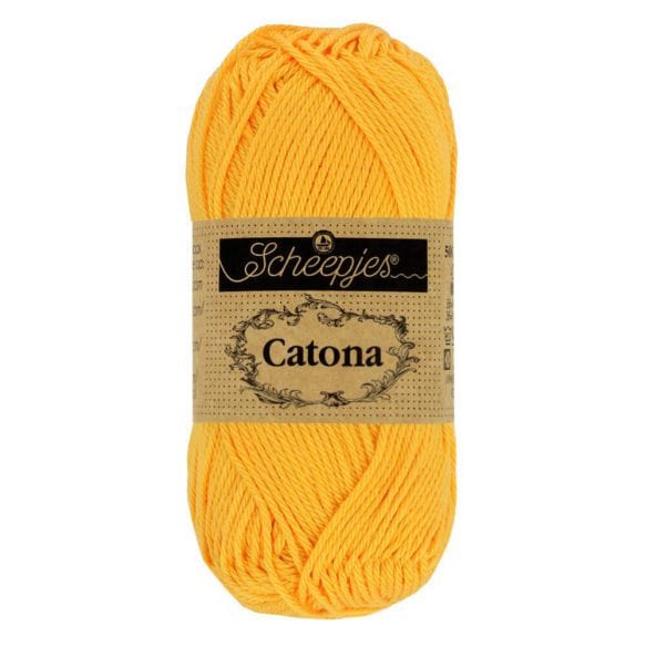 Scheepjes Wol & Garens Scheepjes Catona 208 Yellow Gold (10 gram)