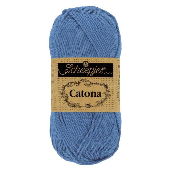Scheepjes Wol & Garens Scheepjes Catona 261 Capri Blue