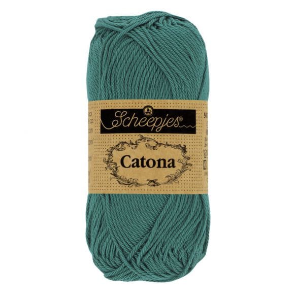 Scheepjes Wol & Garens Scheepjes Catona 391 Deep Ocean Green