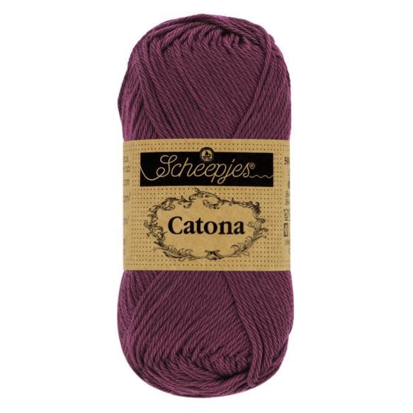 Scheepjes Wol & Garens Scheepjes Catona 394 Shadow Purple