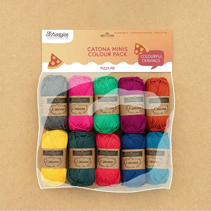 Scheepjes Wol & Garens Scheepjes Catona Colour Pack 10x25g - Pizza Pie