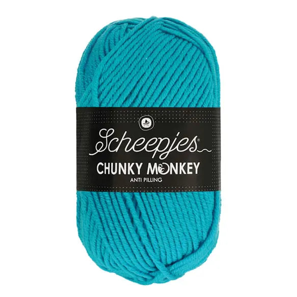 Scheepjes Wol & Garens Scheepjes Chunky Monkey 1068 Turquoise