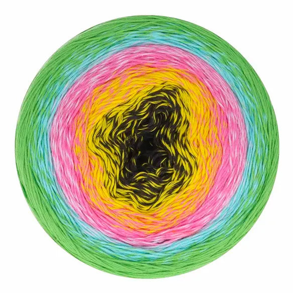 Scheepjes Wol & Garens Scheepjes Cotton Whirl 723 Cyber Sunrise