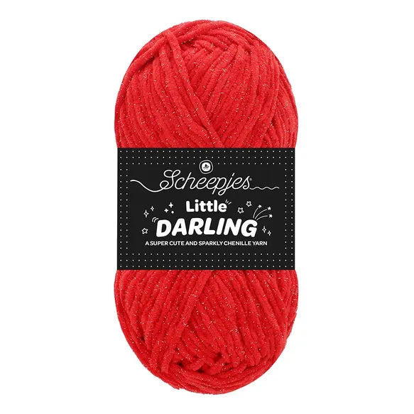 Scheepjes Wol & Garens Scheepjes Little Darling Sparkle 427S Cherry Sparkle
