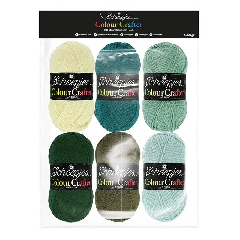 Scheepjes Wol & Garens Clogs Scheepjes Colour Crafter colour pack 6x50g