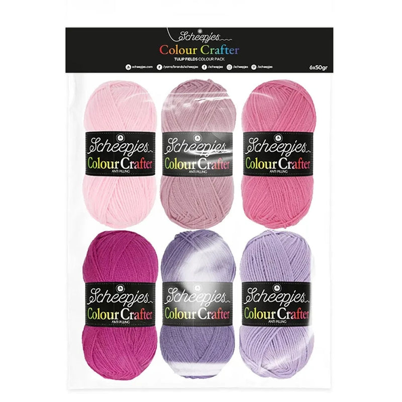 Scheepjes Wol & Garens Clogs Scheepjes Colour Crafter colour pack 6x50g