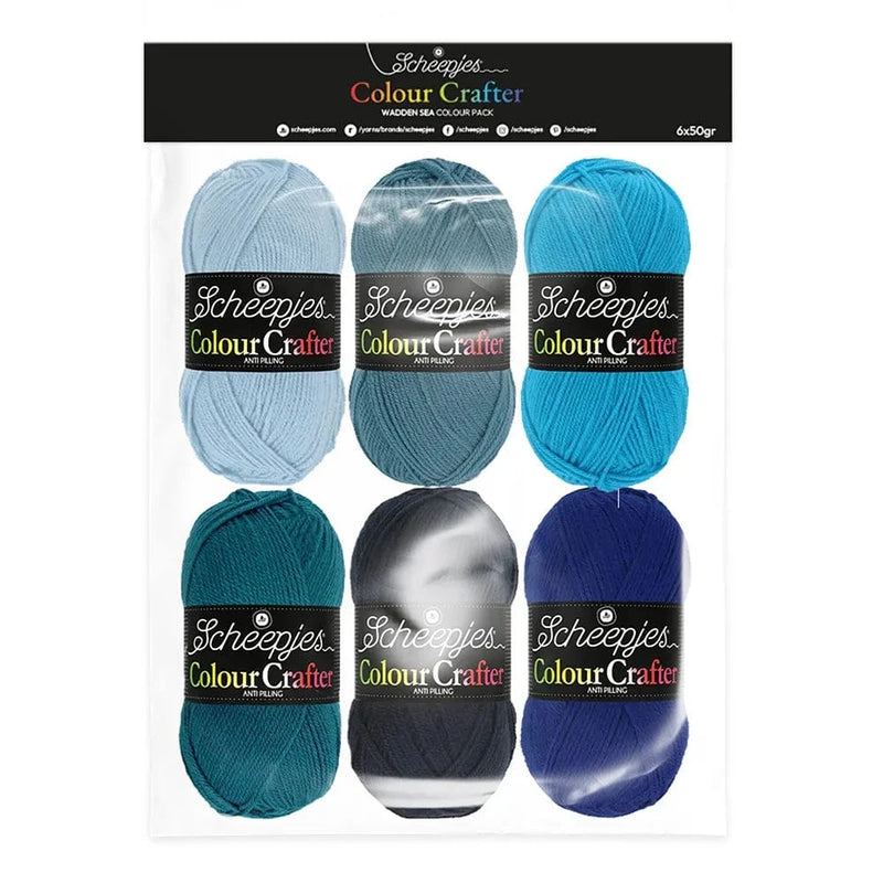 Scheepjes Wol & Garens Clogs Scheepjes Colour Crafter colour pack 6x50g