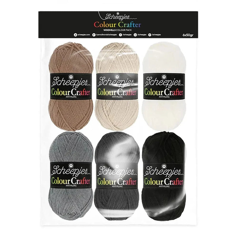 Scheepjes Wol & Garens Clogs Scheepjes Colour Crafter colour pack 6x50g