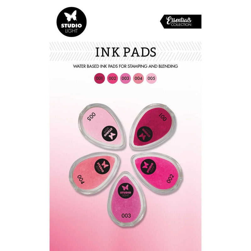 Studio Light Opberging Studio Light - Essentials Ink Pads Waterbased Shades Of Red