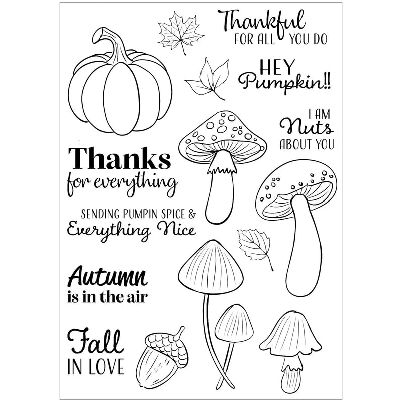 Vaessen Creative Clear Stamps Vaessen Creative - Clear Stempels Hey Pumpkin