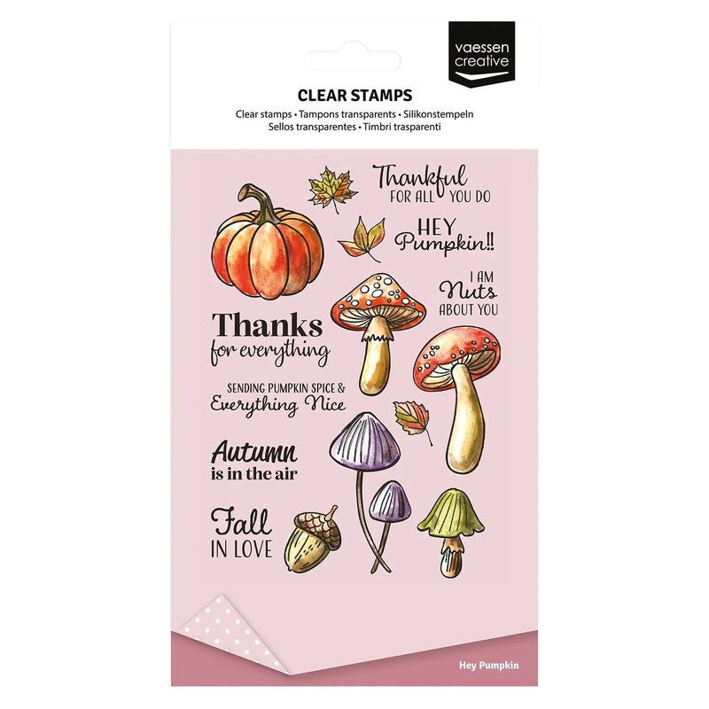 Vaessen Creative Clear Stamps Vaessen Creative - Clear Stempels Hey Pumpkin