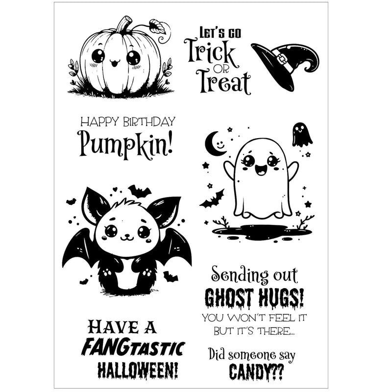 Vaessen Creative Clear Stamps Vaessen Creative - Clear Stempels Trick or Treat