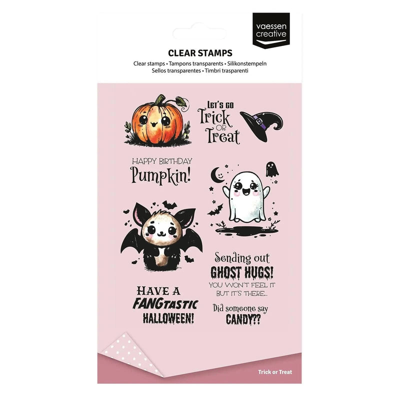 Vaessen Creative Clear Stamps Vaessen Creative - Clear Stempels Trick or Treat
