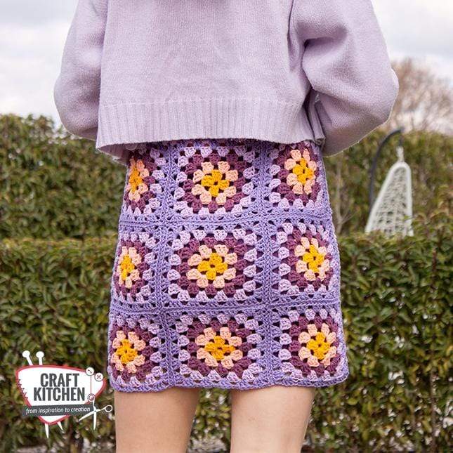 CraftKitchen Haakpakketten Haakpakket: Granny Square Rokje