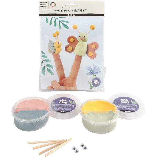 Creativ Company Creative Kit Creative Mini Kit - Silk Clay Vingerpoppen