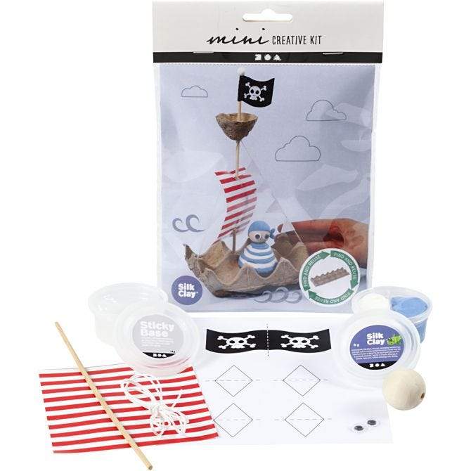 Creotime Creative Kit Creative Mini Kit - Eierdoos Piratenschip