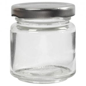 Cute Creative Accessoires Leeg glazen potje 240 ml (2 stuks)