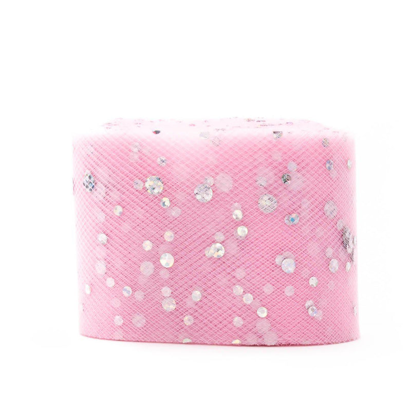 Cute Creative Decoratie Light pink Tule 5cm