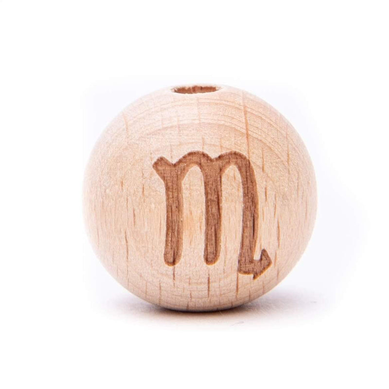 Cute Creative Kralen Kraal 20 mm Sterrenbeeld Schorpioen