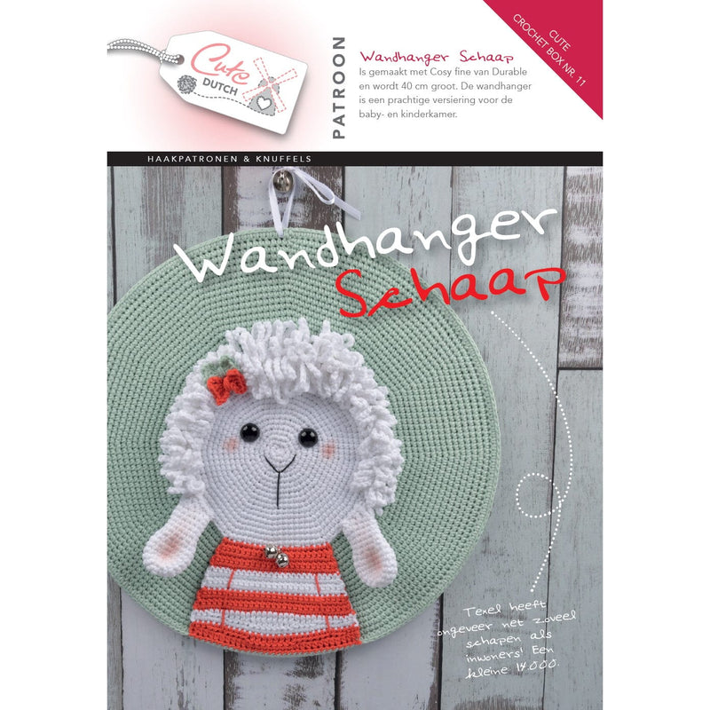 Cute Crochet Box Cute Crochet Box nr. 11 - Patroonboekje Wandhanger Schaap