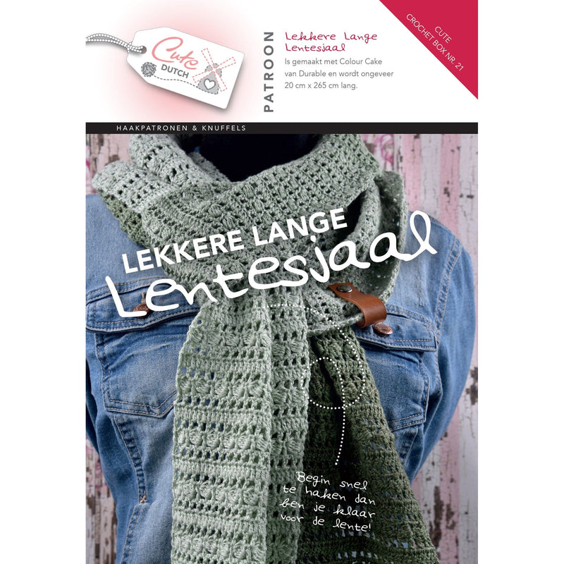 Cute Crochet Box Cute Crochet Box nr. 21 - Patroonboekje Lekkere Lange Lentesjaal