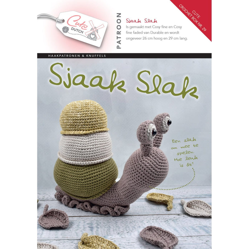 Cute Crochet Box Cute Crochet Box nr. 29 - Patroonboekje Sjaak Slak