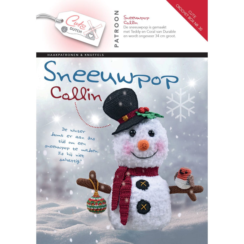 Cute Crochet Box Cute Crochet Box nr. 30 - Patroonboekje Sneeuwpop Collin