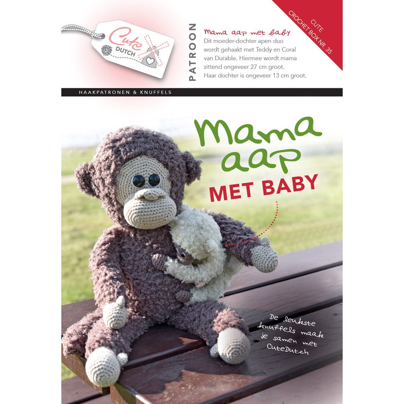 Cute Crochet Box Cute Crochet Box nr. 35 - Patroonboekje Mama aap met baby