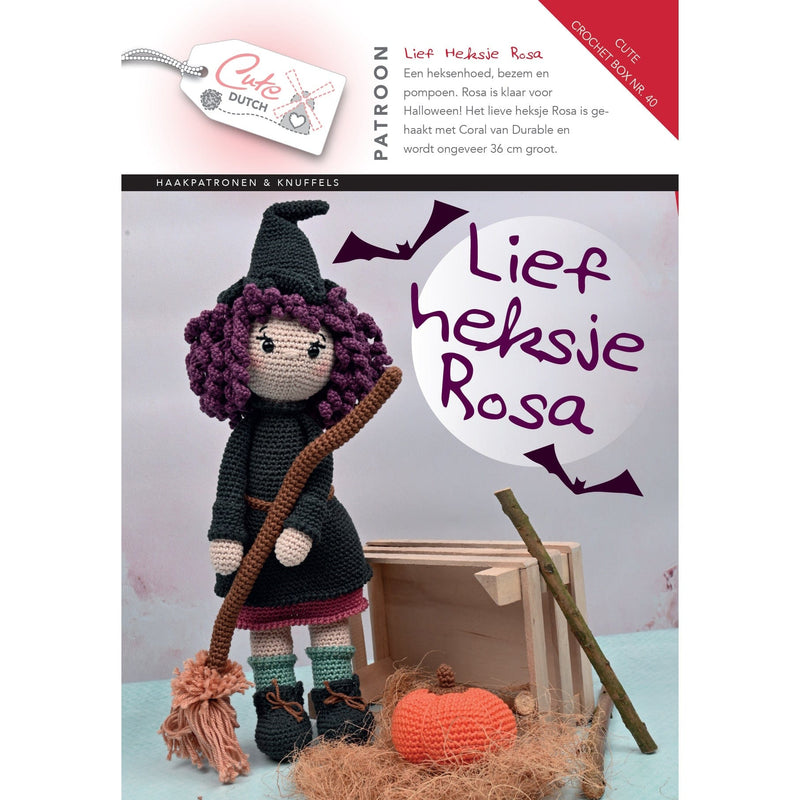 Cute Crochet Box Cute Crochet Box nr. 40 - Patroonboekje Lief Heksje Rosa