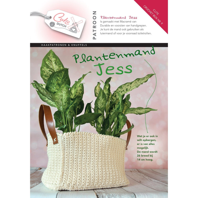 Cute Crochet Box Cute Crochet Box nr. 9 - Patroonboekje Plantenmand Jess