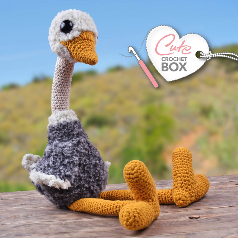 Cute Crochet Box Haakpakketten Cute Crochet Box nr. 19 - Struisvogel Siem