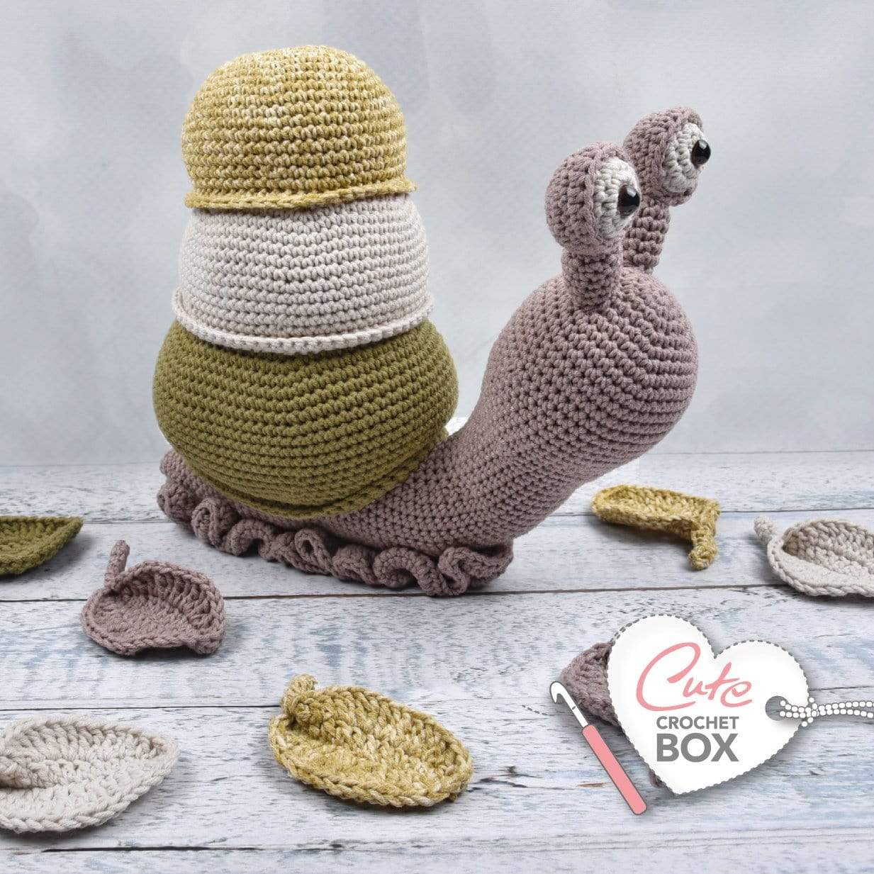 Cute Crochet Box nr. 29 Sjaak Slak