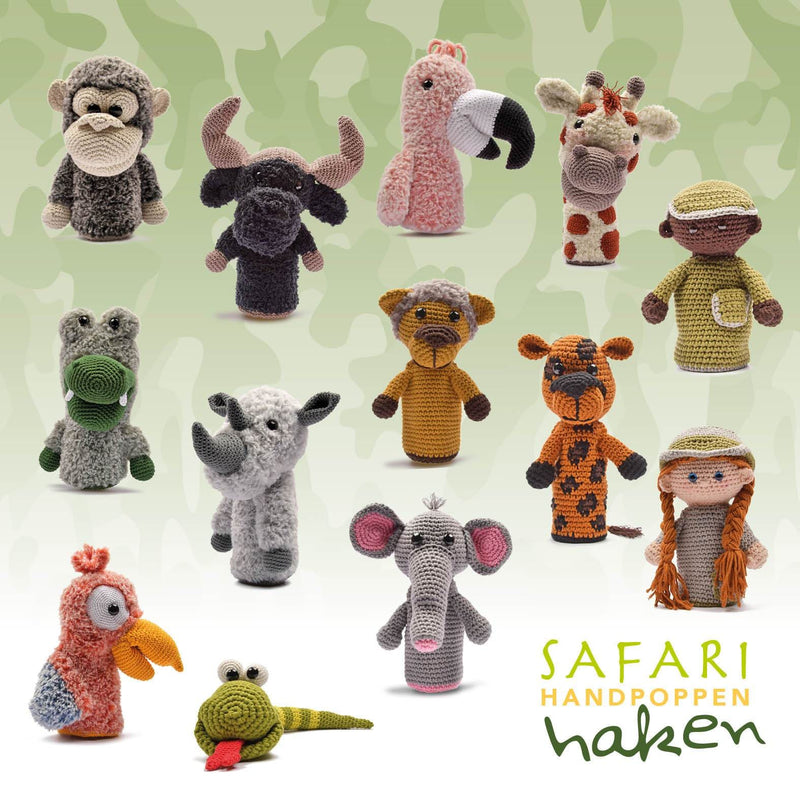 CuteDutch Boeken Superpakket: Safari handpoppen haken