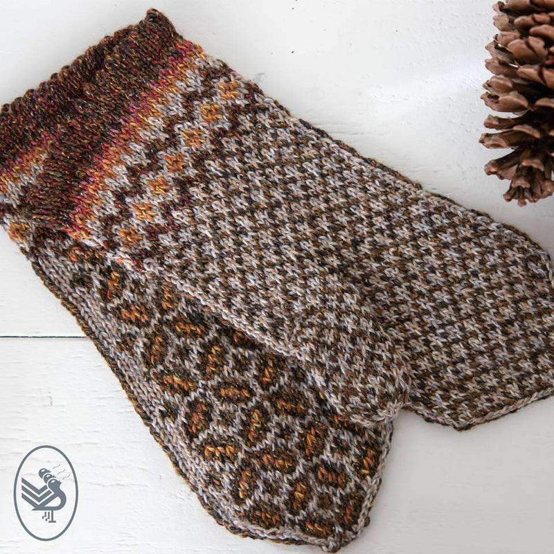 Breipakket: Tweed Wanten & Baret
