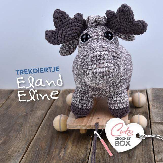 CuteDutch Cute Crochet Box nr. 20 - Trekdiertje Eland Eline