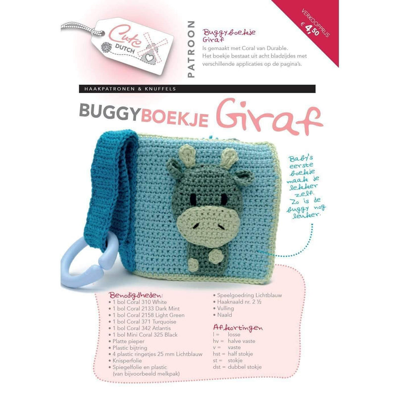 CuteDutch - Patroonboekje Buggyboekje Giraf