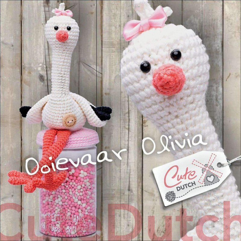 CuteDutch - Patroonboekje Ooievaar Olivia