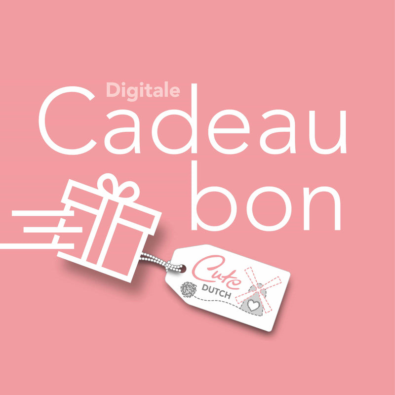 CuteDutch Digitale cadeaubon Digitale CuteDutch cadeaubon